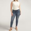 Plus Silver Jeans | Suki Mid Rise Skinny Jeans Plus Size