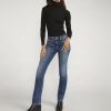 Women Silver Jeans | Britt Low Rise Straight Leg Jeans