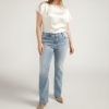 Plus Silver Jeans | Elyse Mid Rise Slim Bootcut Jeans Plus Size