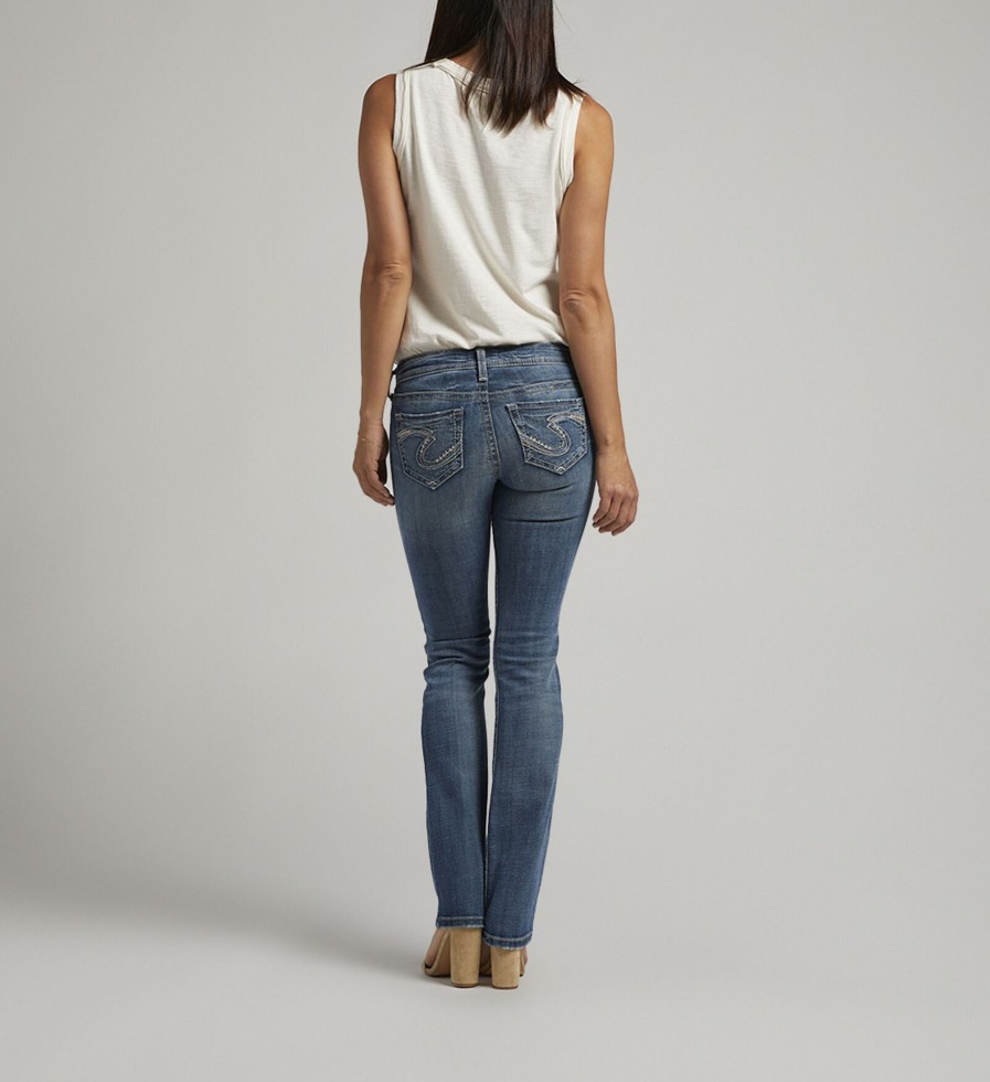 Women Silver Jeans | Tuesday Low Rise Slim Bootcut Jeans