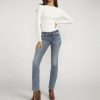 Women Silver Jeans | Tuesday Low Rise Straight Leg Jeans