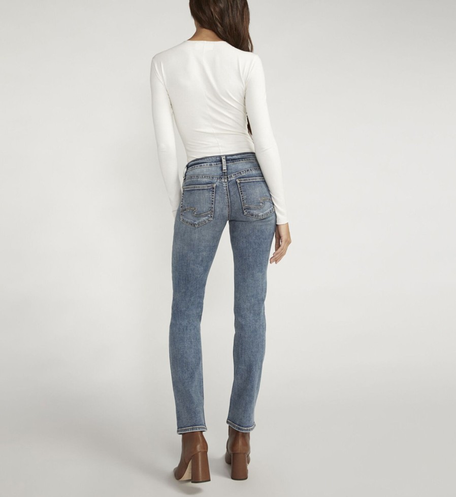 Women Silver Jeans | Tuesday Low Rise Straight Leg Jeans