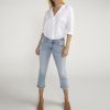 Women Silver Jeans | Britt Low Rise Capris