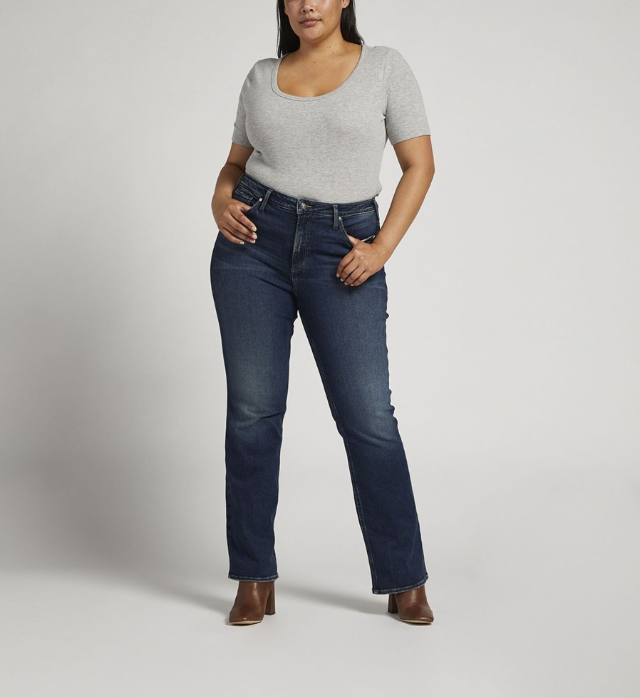 Plus Silver Jeans | Infinite Fit High Rise Bootcut Jeans Plus Size