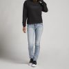 Women Silver Jeans | Womens Crewneck Sweatshirt