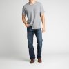 Men Silver Jeans | Zac Relaxed Fit Straight Leg Jeans