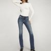 Women Silver Jeans | Suki Mid Rise Slim Bootcut Jeans