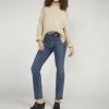 Women Silver Jeans | Infinite Fit Mid Rise Straight Leg Jeans