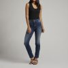 Women Silver Jeans | Infinite Fit High Rise Straight Leg Jeans