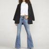 Women Silver Jeans | Suki Mid Rise Flare Leg Jeans