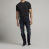 Men Silver Jeans | Allan Classic Fit Straight Leg Jeans