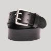 Men Silver Jeans | Mens Genuine Leather Belt With Soft Pliable Feel