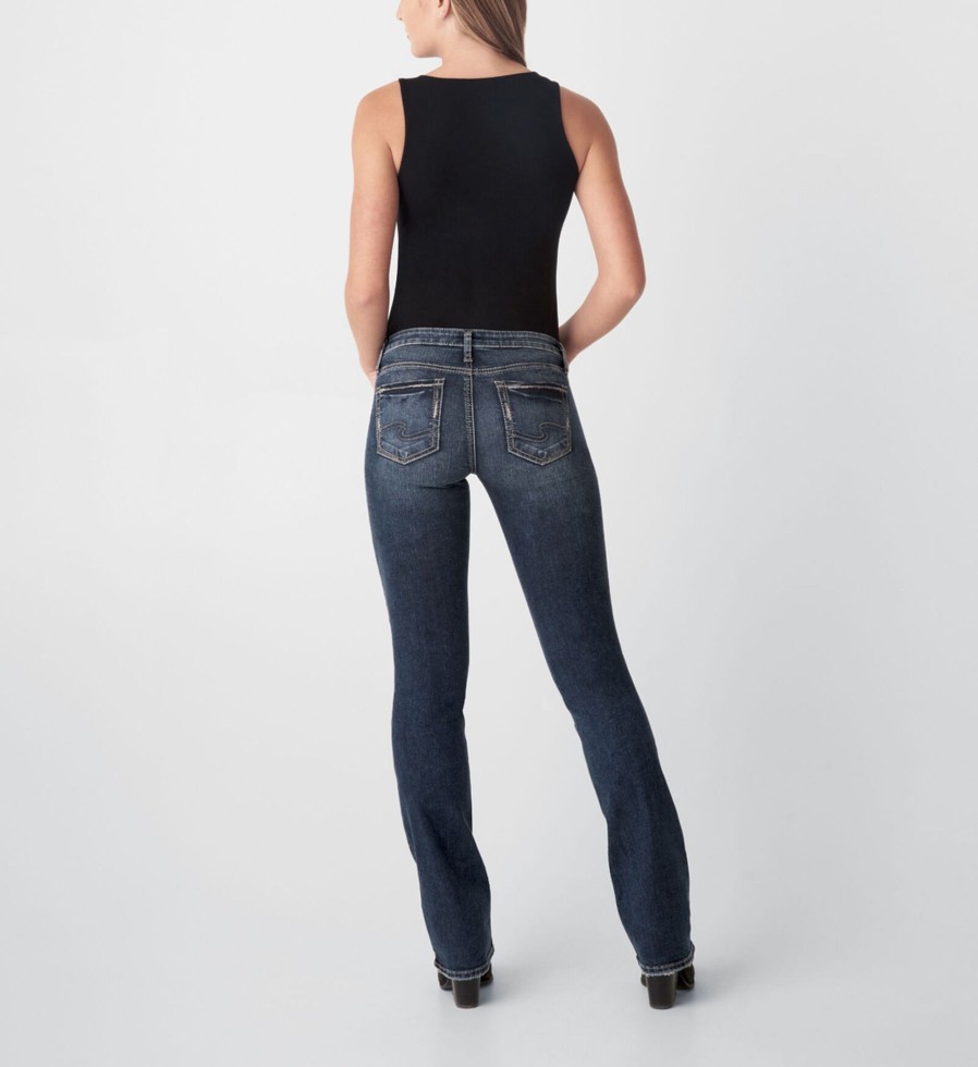 Women Silver Jeans | Tuesday Low Rise Slim Bootcut Jeans