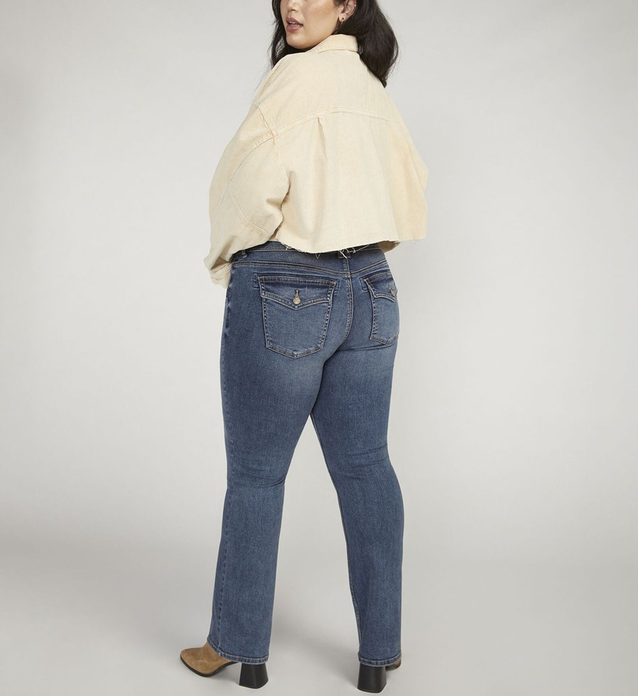 Plus Silver Jeans | Suki Mid Rise Slim Bootcut Jeans Plus Size