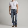 Men Silver Jeans | Zac Relaxed Fit Straight Leg Jeans