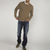 Men Silver Jeans | Hunter Relaxed Athletic Fit Straight Leg Jeans