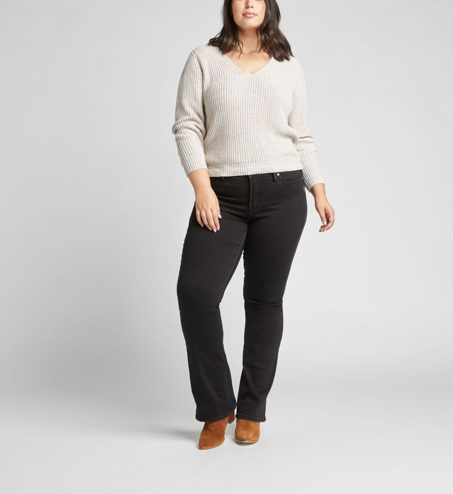 Plus Silver Jeans | Suki Mid Rise Slim Bootcut Jeans Plus Size