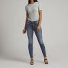 Women Silver Jeans | Suki Mid Rise Skinny Jeans