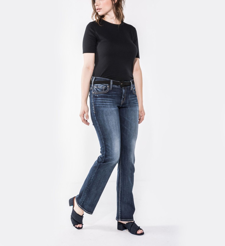 Plus Silver Jeans | Suki Mid Rise Slim Bootcut Jeans Plus Size