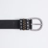 Plus Silver Jeans | Studded Womens Belt