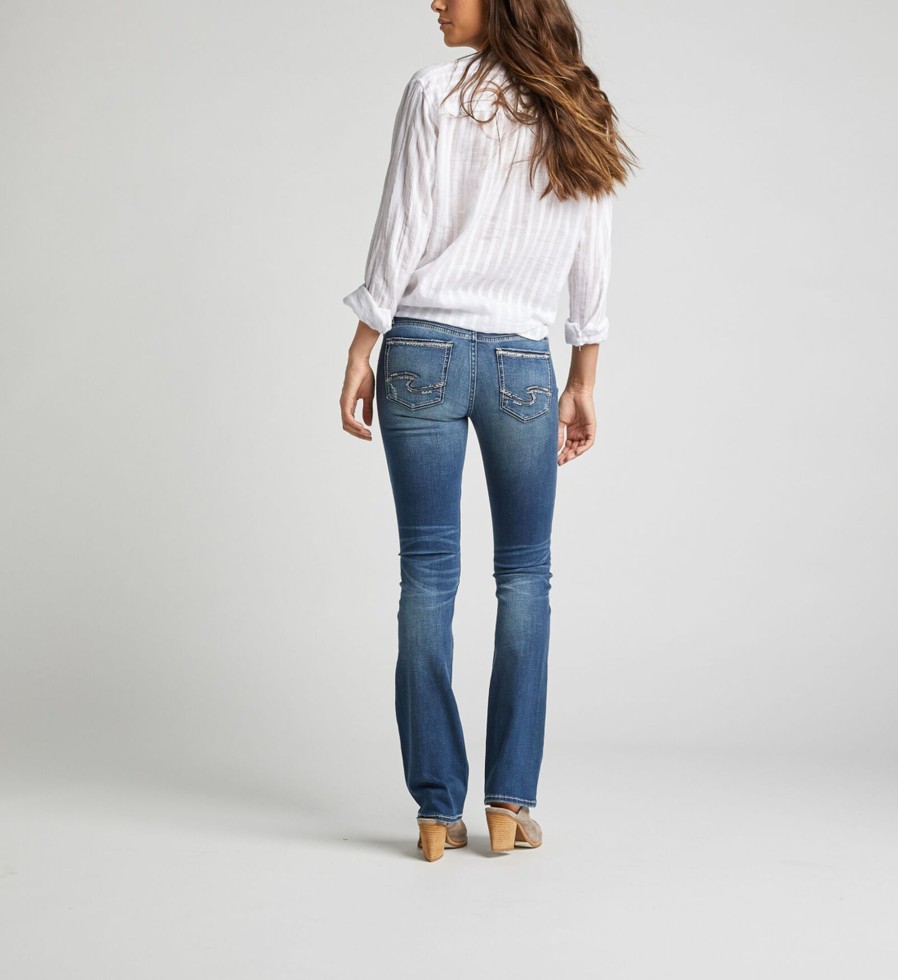 Women Silver Jeans | Tuesday Low Rise Slim Bootcut Jeans