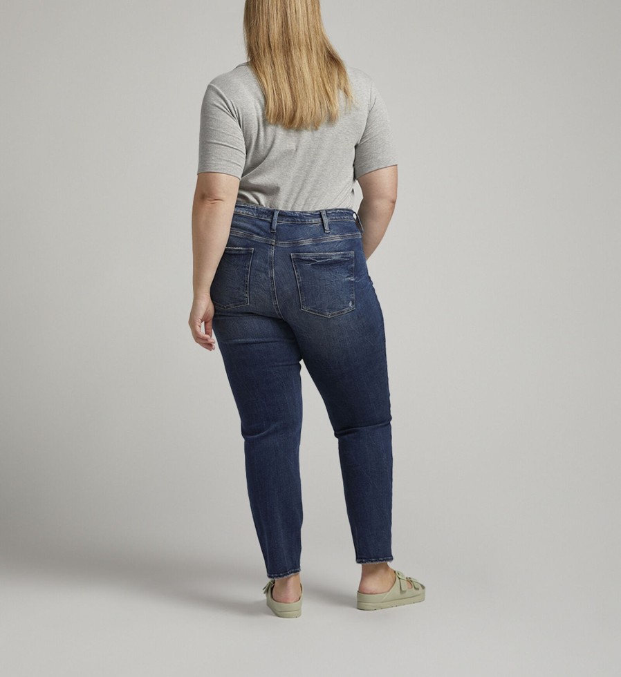 Plus Silver Jeans | Infinite Fit High Rise Straight Leg Jeans Plus Size