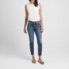 Women Silver Jeans | Suki Mid Rise Skinny Crop Jeans