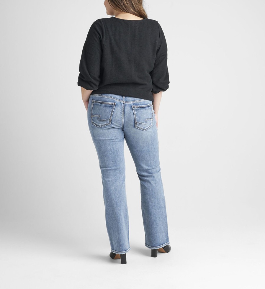 Plus Silver Jeans | Suki Mid Rise Bootcut Jeans Plus Size