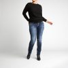 Plus Silver Jeans | Suki Mid Rise Straight Leg Jeans Plus Size