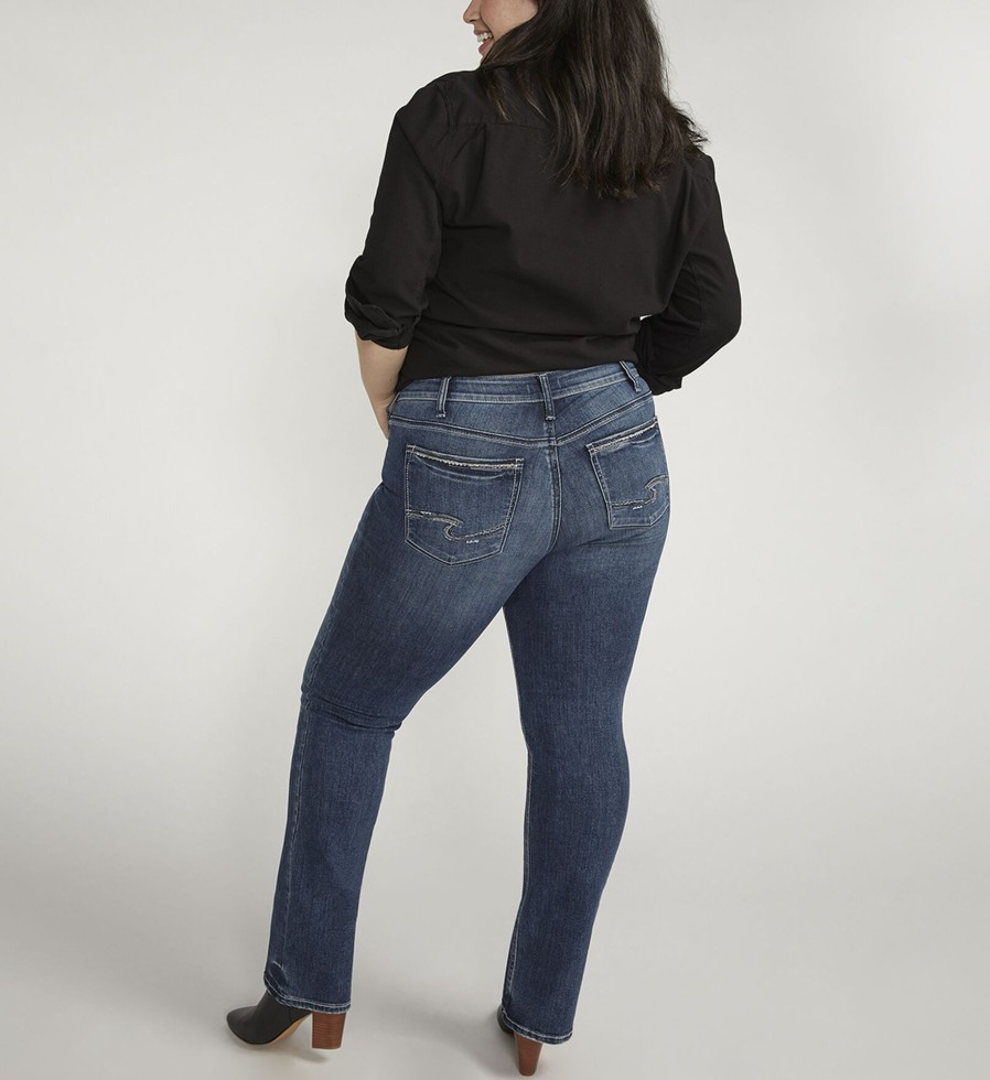 Plus Silver Jeans | Suki Mid Rise Slim Bootcut Jeans Plus Size