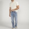 Men Silver Jeans | Grayson Classic Fit Straight Leg Jeans