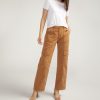 Women Silver Jeans | Wide Leg Utility Cargo Pant