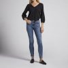 Women Silver Jeans | Suki Mid Rise Skinny Jeans