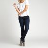 Women Silver Jeans | Elyse Mid Rise Slim Bootcut Jeans