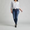 Plus Silver Jeans | Suki Mid Rise Super Skinny Jeans Plus Size