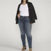 Plus Silver Jeans | Suki Mid Rise Straight Leg Jeans Plus Size